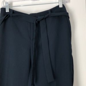 Long navy dress pants